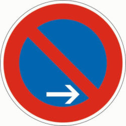 Straßenschild Eingeschränktes Halteverbot