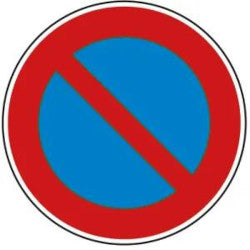 Straßenschild Eingeschränktes Halteverbot