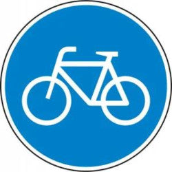 Straßenschild Fuß- und Radwege