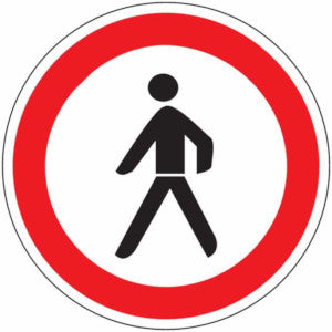 Straßenschild Vorgeschriebene Fahrtrichtung